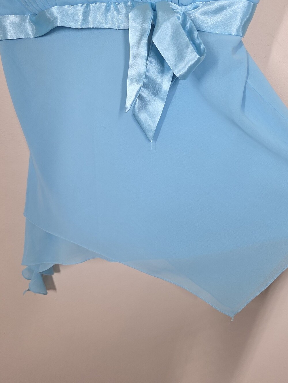 Vtg Y2K Fashion Bug Light Blue Babydoll Cami Top Fairy Mermaid Coquette Pastel - Picture 3 of 9